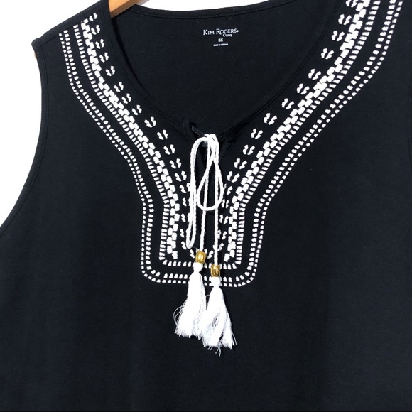 Kim Rogers Tie Neck Blouse - Picture 3 of 7